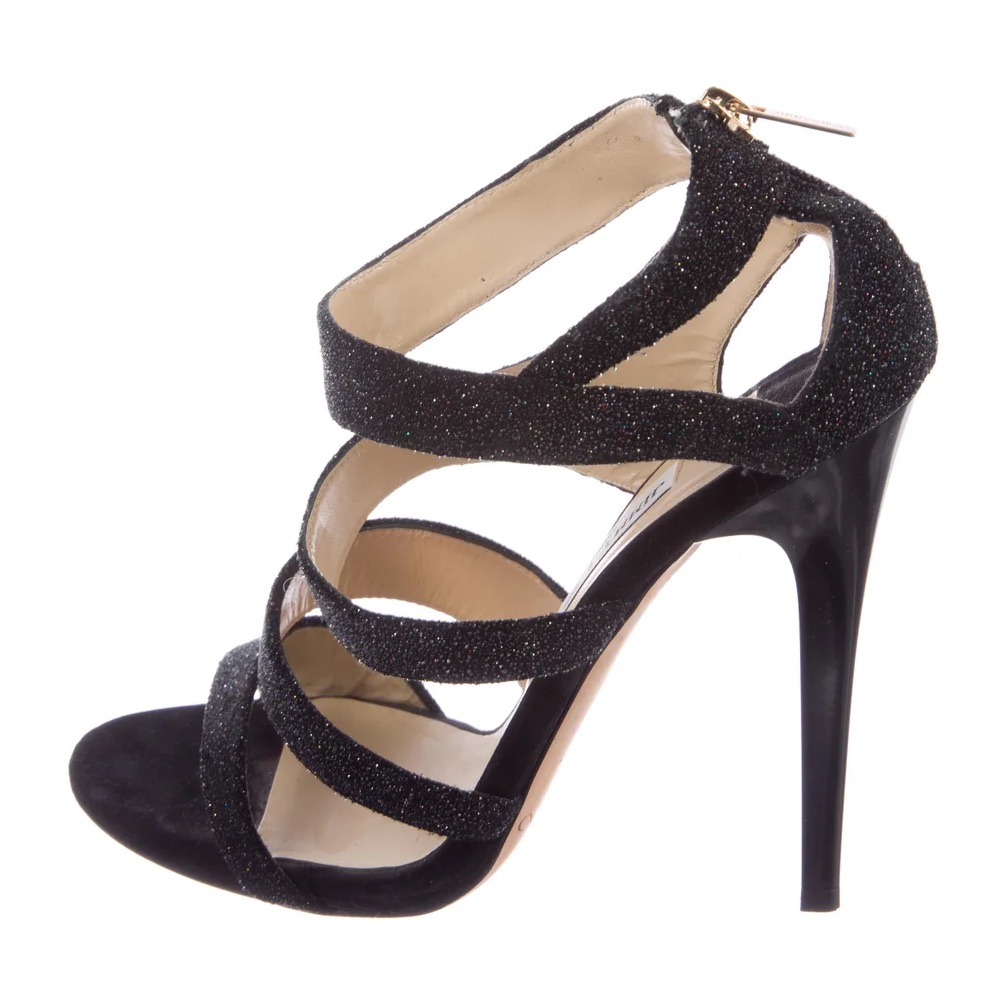 Jimmy Choo Suede Multistrap Sandals